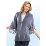 Bild von BADER Strickjacke mit Fransenzier