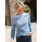 Bild von Avena Rollkragen-Pullover Wabenmuster