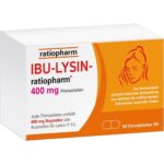 Bild von IBU-LYSIN-ratiopharm 400 mg Filmtabletten 50 St