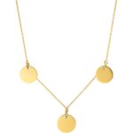 Bild von Faye Multi Coin Necklace Gold