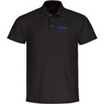 Produktbild von multifanshop Poloshirt – Bielefeld – Herzschlag – Druck blau – Polo