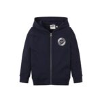 Bild von TOM TAILOR Jungen Kapuzen Hoodie mit Logoprint, blau, Logo Print, Gr. 104/110