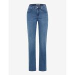 Bild von Brax Damen Five-Pocket-Hose Style CAROLA USED STONE BLUE, denim blau, Gr. 48L