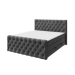 Bild von Boxspringbett – anthrazit – H3 – 180×200 cm