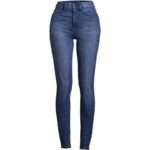 Bild von Lift & Form Jeans Skinny Fit, High Waist, in Indigo, Damen,  Blau, Baumwolle/Polyester-Mischung, by Lands’ End