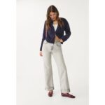 Bild von Stradivarius Straight Fit Jeans mit weitem Bein D92  Perlgrau 26