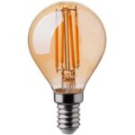 Produktbild von V-Tac Vt-1953 Vintage Dekorative Glühfaden-Led-Lampe E14 4w P45 Bernstein Warmweiß 2200k – Sku 214499