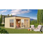 Produktbild von Fjordholz Gartenhaus Modell Q-BIC 44 B