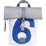 Bild von 360° Taschen Möwe Rucksack weiß / grau, Zahl blau