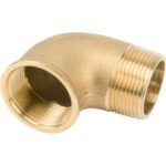 Bild von Profec Winkel Messing 1 ½” (Innen- & Außengewinde)