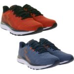 Bild von 361° KAIROS Herren Lauf-Schuhe mit QU!K Flex Technik Sport-Schuhe mit Ortholite-Sohle Y2207 Rot oder Blau-Grau – männlich – Size: 46
