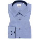 Bild von ETERNA Mode GmbH MODERN FIT Hemd in royal blau strukturiert – royal blau – male – Size: 41