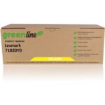 Bild von TonerPartner greenline ersetzt Lexmark 71B20Y0 Tonerkartusche, gelb