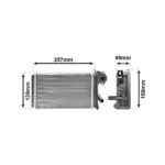 Bild von Van Wezel Wärmetauscher, Innenraumheizung  Für Vw 861819121a 867819121 58006062