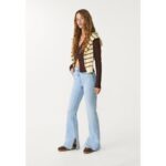 Bild von Stradivarius Jeans-Schlaghose im Slim-Fit  Hellblau 27