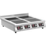 Bild von Induktionsplatte – 4 x 3500 W – 4 x 20 cm – Timer – Royal Catering RCIK-3500IC4.3