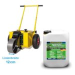 Bild von Hergestellt für: Trainingsunterlagen24 GmbH Nassmarkierwagen (Roll-Liner) 2.0 + 1 Kanister Extra-Weiß 14 kg (9 Liter)