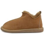 Bild von Hollert German Leather Fashion Lammfell Hausschuhe – CINDERELLA Schuhgröße: EUR 38 Farbe: Grau/Weiß female