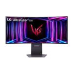 Bild von LG Electronics LG UltraGear 34” QHD 240 Hz 0,03 ms G-SYNC Compatible OLED Curved Gaming Monitor 34GS95QE-B Schwarz Klasse F