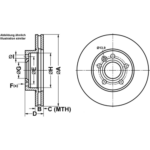 Bild von Ate Bremsensatz-Vorderachse Bremsensatz, Scheibenbremse Vorne Rechts Links Belüftet 280mm Für Vag 701615301f 701698151b 701698151a Ijf141bll7