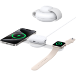 Bild von Anker MagGo kabellose Ladestation (3-in-1, Faltbares Ladepad) Lotus Pink