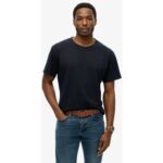 Bild von 29.99 Superdry Herren Locker Geschnittenes Essentials T-shirt Marineblau – Größe: M