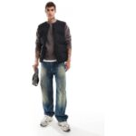 Bild von Threadbare – Schwarze Weste Schwarz S