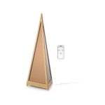 Bild von LUMIDA XMAS XL-Outdoorlaterne pyramidenförmig 100 LEDs, H. 60cm inkl. Netzteil & FB