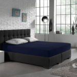 Bild von Zelesta Spannbetttuch Single Jersey Indigo Blau – 190/200×200/220