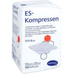 Bild von C P C medical GmbH & Co. KG Es-kompressen Unsteril 7,5×7,5 cm 8fach 100 St