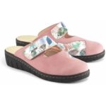 Bild von Avena Hallux-Korkfußbett Pantolette – Rosa-Multicolor – female – Size: 42