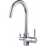 Produktbild von RDL Group GmbH 3 Wege Wasserhahn für Osmoseanlagen Negro