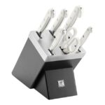 Bild von ZWILLING Pro le blanc 7-tlg, Selbstschärfender Messerblock, Schwarz
