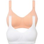 Bild von bonprix T-Shirt BH ohne Bügel mit Baumwolle (2er Pack) – orange – Damen – Size: 95