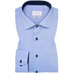 Bild von ETERNA Mode GmbH MODERN FIT Hemd in blau unifarben – blau – male – Size: 48