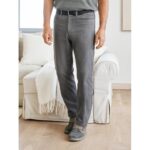 Bild von Avena Bequem-Chino – grau – male – Size: 56