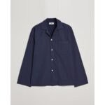 Bild von Tekla Poplin Pyjama Shirt True Navy