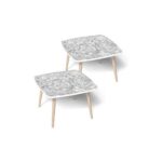 Bild von PAPERFLOW Kids Dschungel Maltisch weiß 60,0 x 60,0 x 46,0 cm