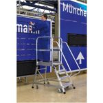 Bild von C. O. Weise GmbH & Co. KG Weise Podestleiter, einseitig begehbar, Aluminium