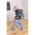 Bild von Lässig Schulranzen Set 7-teilig Boxy – Unique Ocean, Dunkelblau