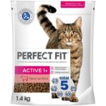 Bild von 1,4kg Perfect Fit Active 1+ Reich an Rind Katzenfutter trocken