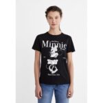 Bild von Stradivarius Shirt „Minnie Mouse“  Schwarz XS