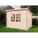 Bild von Alpholz Pultdach Gartenhaus Maria