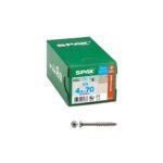 Bild von SPAX® Fassadenschrauben T15 Linsensenkkopf A2 0467000450703 4,5 mm x 70 mm, 100 St.