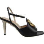 Bild von Gucci Sandalen – Sandalo con tacco Blondie nero – Gr. 35 (EU) – in Schwarz – für Damen
