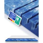 Bild von AM Qualitätsmatratzen | 7-Zonen Deluxe Gelschaum-Topper 200 x 200 cm